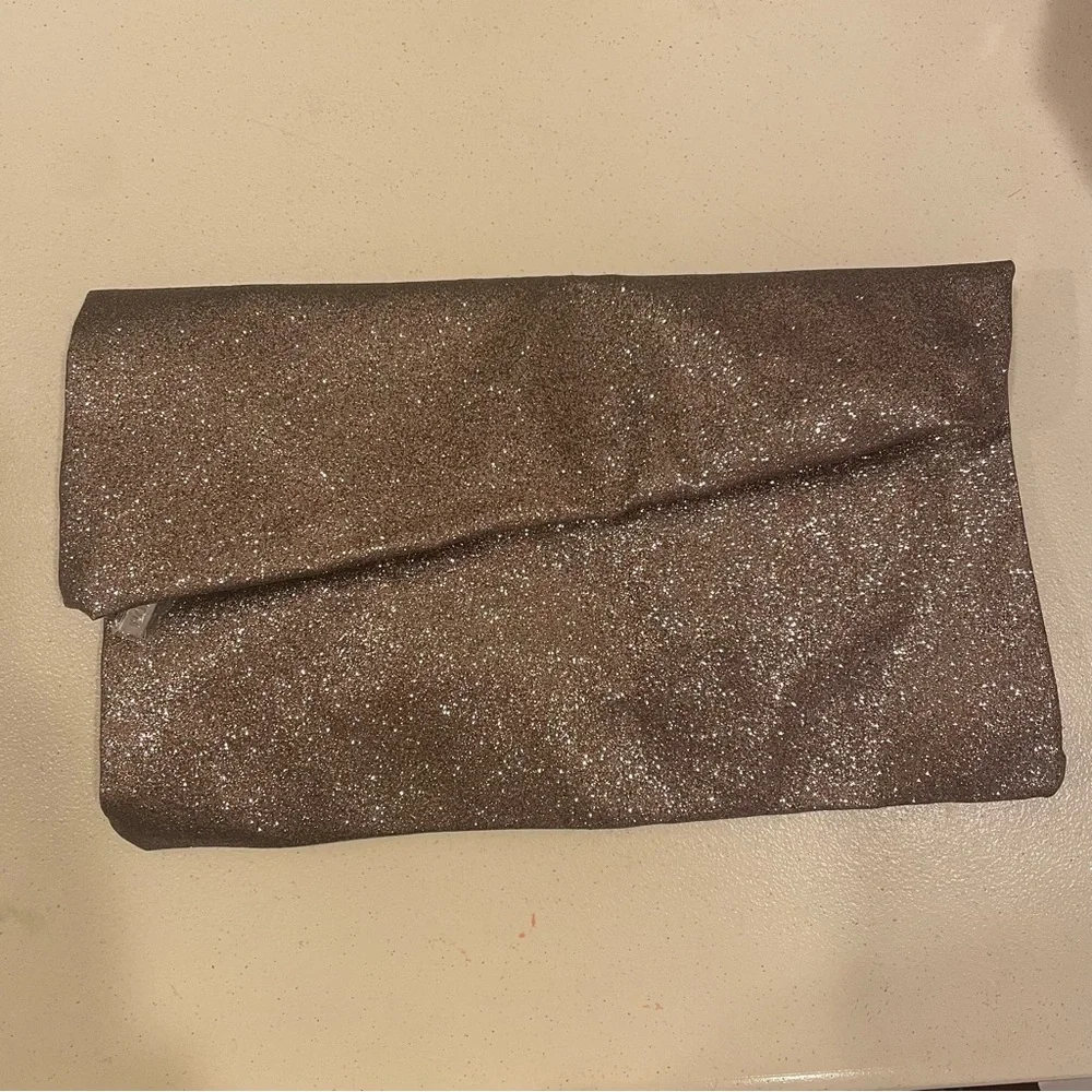 Brand New Nordstrom Large Glittery Clutch - Picture 1 of 4